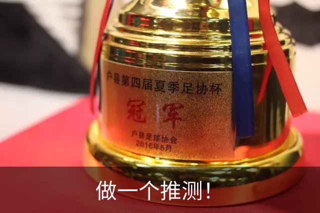 做一个推测！